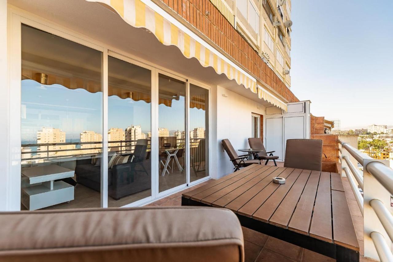 Vistas Azules -- Remodeled, Large Terrace, Spectacular Ocean Views And Beach Level Access Torremolinos Exterior photo