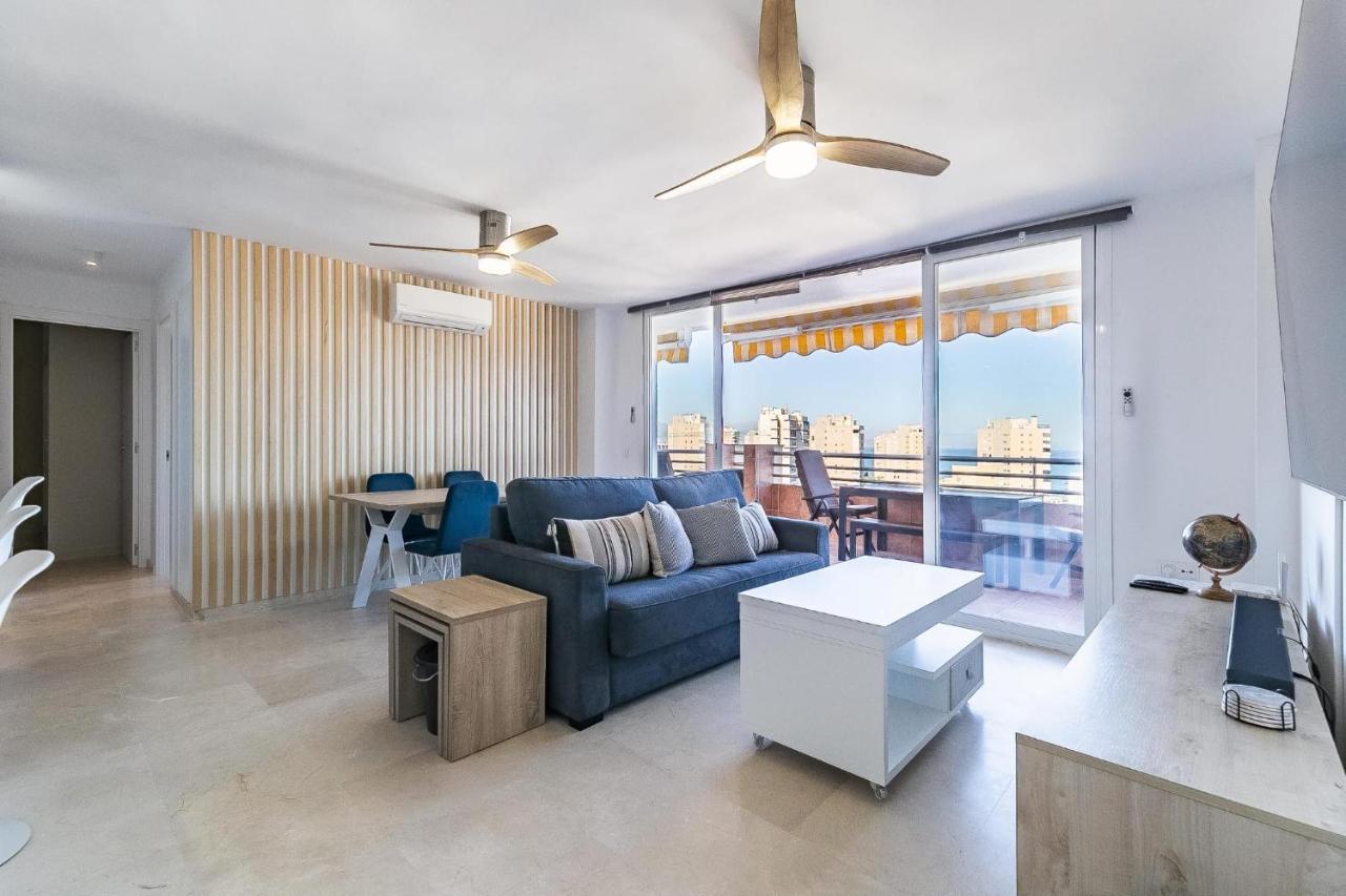 Vistas Azules -- Remodeled, Large Terrace, Spectacular Ocean Views And Beach Level Access Torremolinos Exterior photo